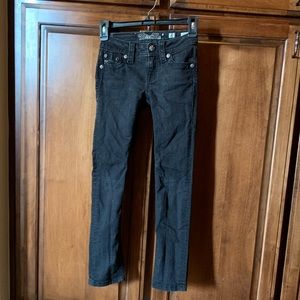 Miss Me Black Skinny Jeans - Girls size 8